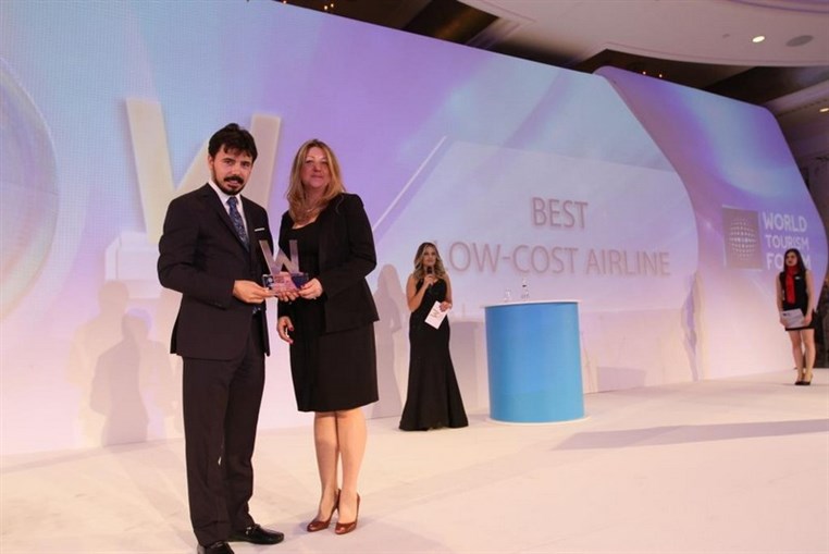 Air Arabia named Best Low-Cost Carrier at World Tourism Forum Awards in Istanbul 